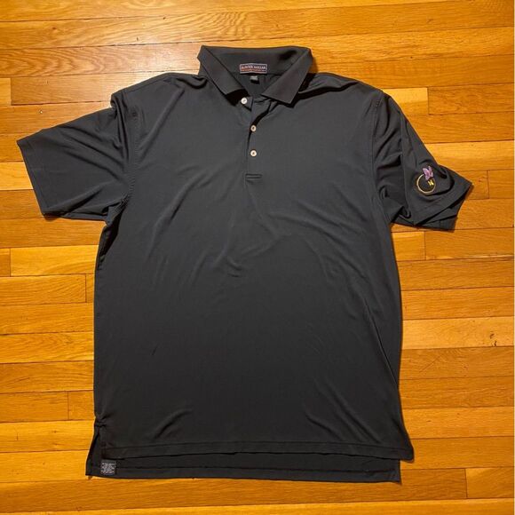 Peter Millar Other - Peter Millar Summer Comfort Polo Shirt Mens Black XL Golf Casual